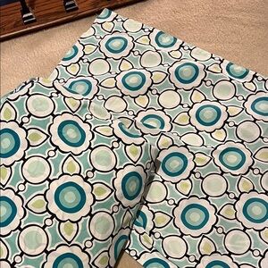 Pottery Barn Teen Blue and Green Floral Fabric